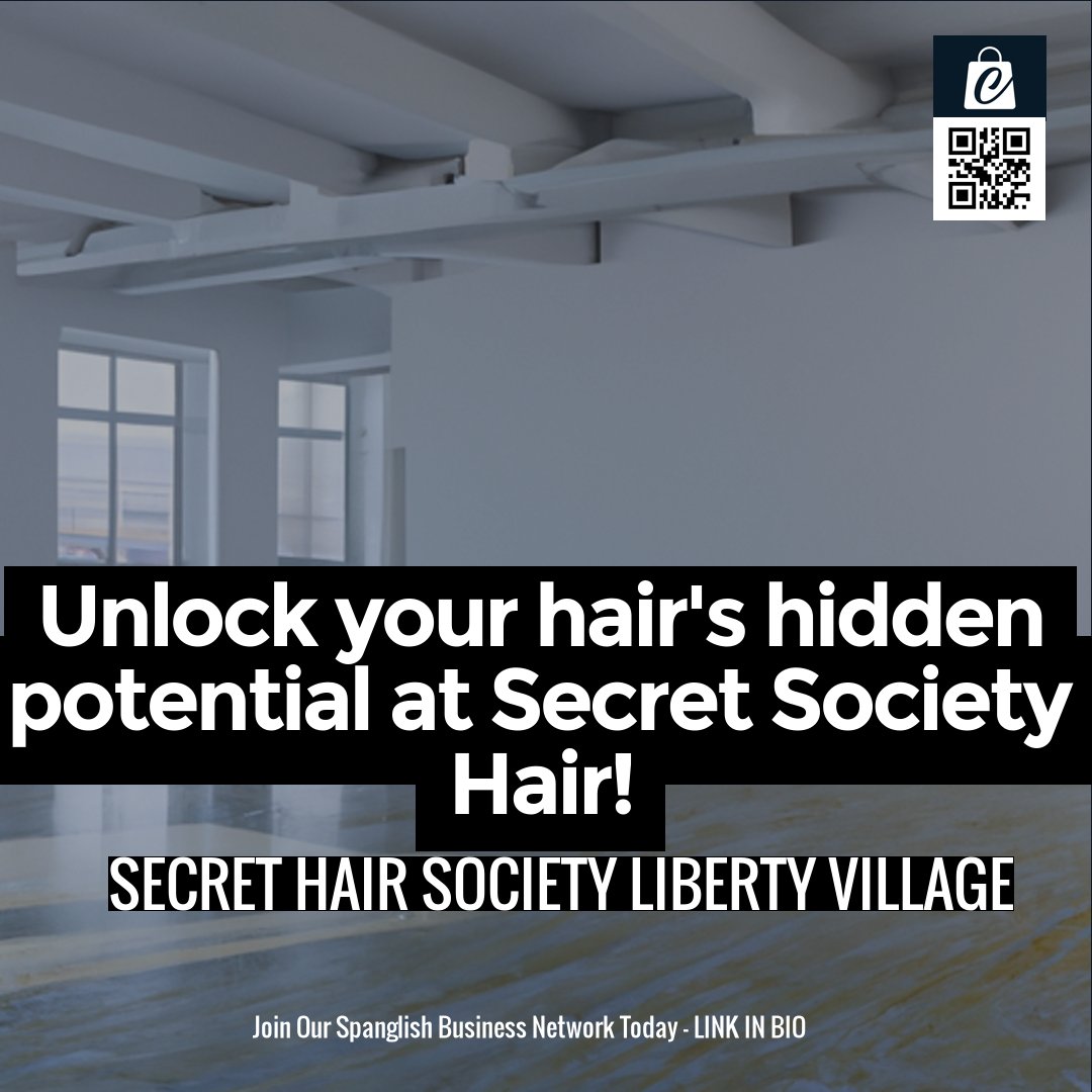 Unlock your hair's hidden potential at Secret Society Hair!