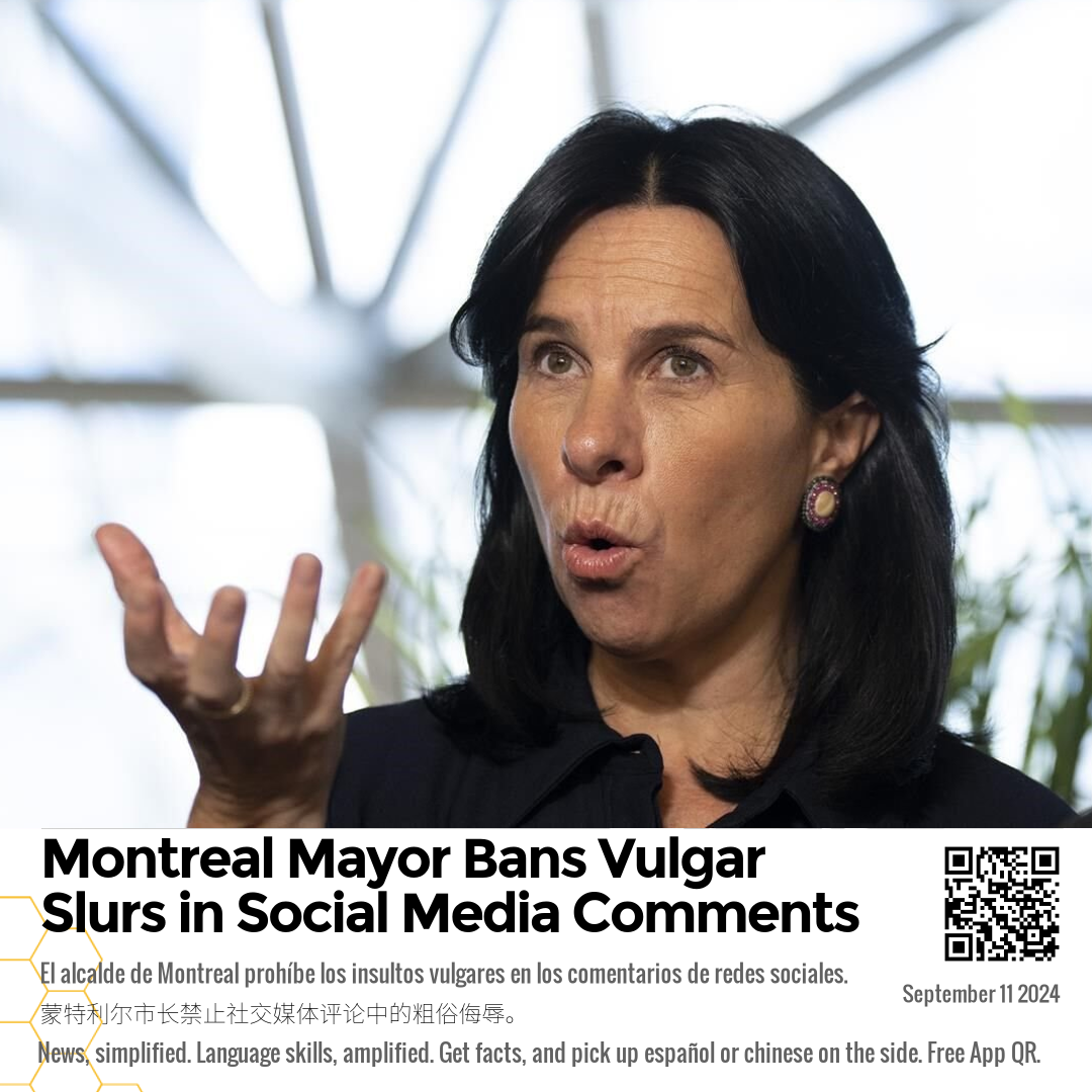 Montreal Mayor Bans Vulgar Slurs in Social Media Comments