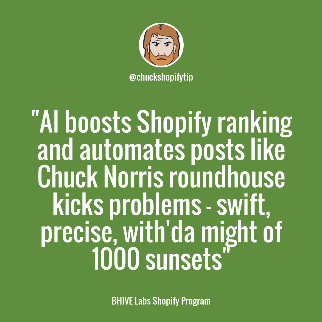 Boost your Shopify Sales with AI-Powered Optimization & Automation - Unleash the Power of a Thousand Sunsets with BHIVE Labs