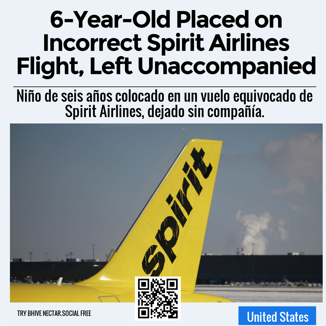 6-Year-Old Placed on Incorrect Spirit Airlines Flight, Left Unaccompanied