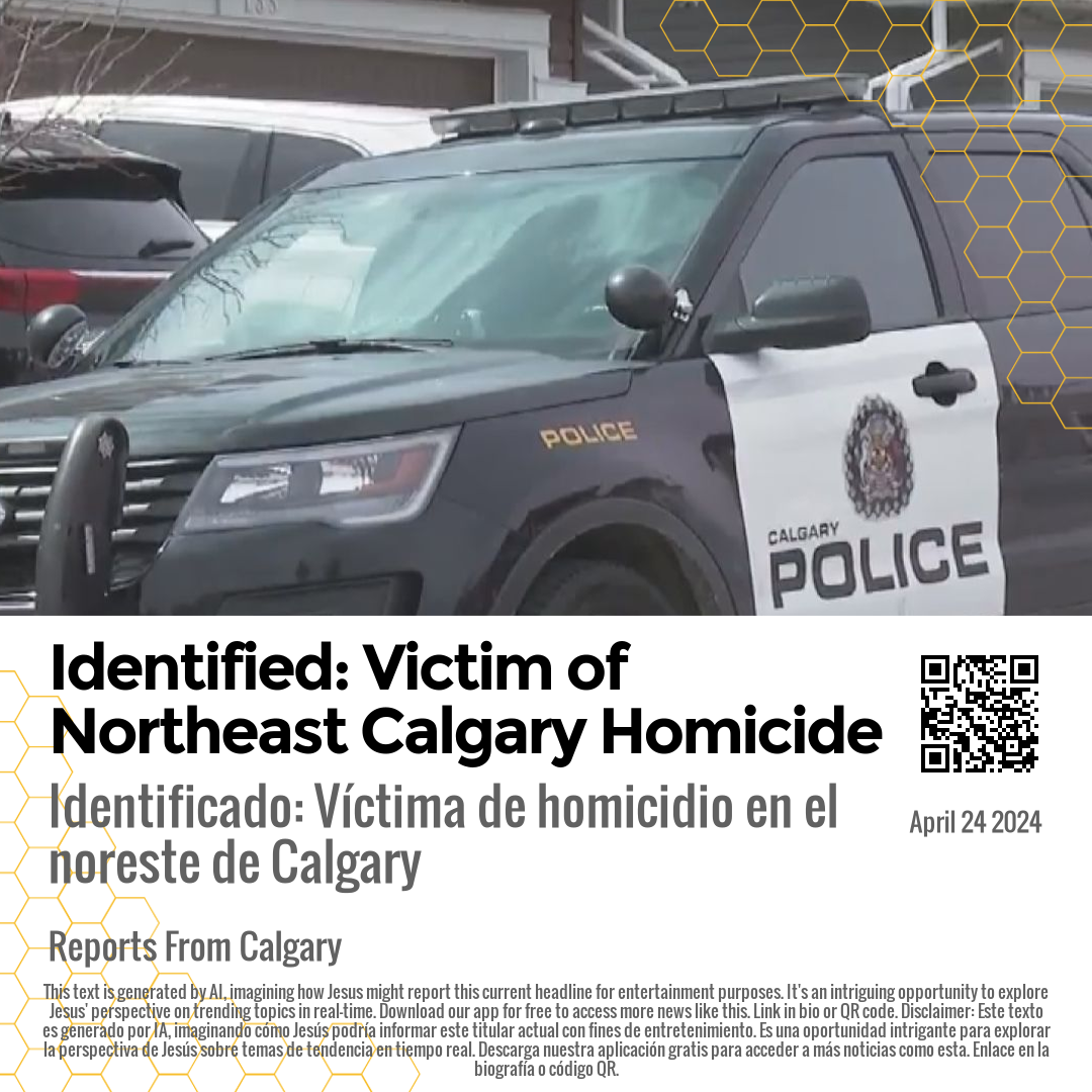 Identified: Victim of Northeast Calgary Homicide