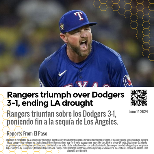 Rangers triumph over Dodgers 3-1, ending LA drought