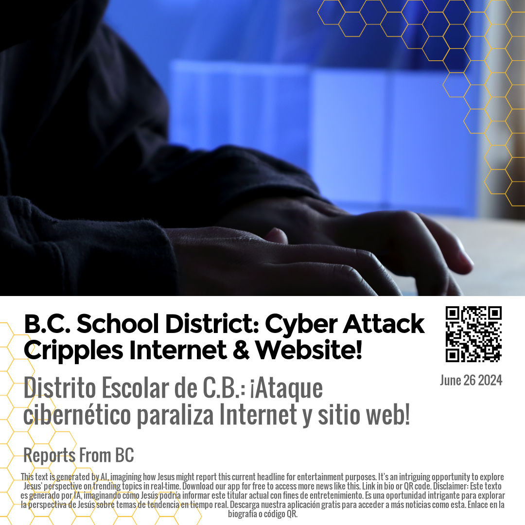 B.C. School District: Cyber Attack Cripples Internet & Website!