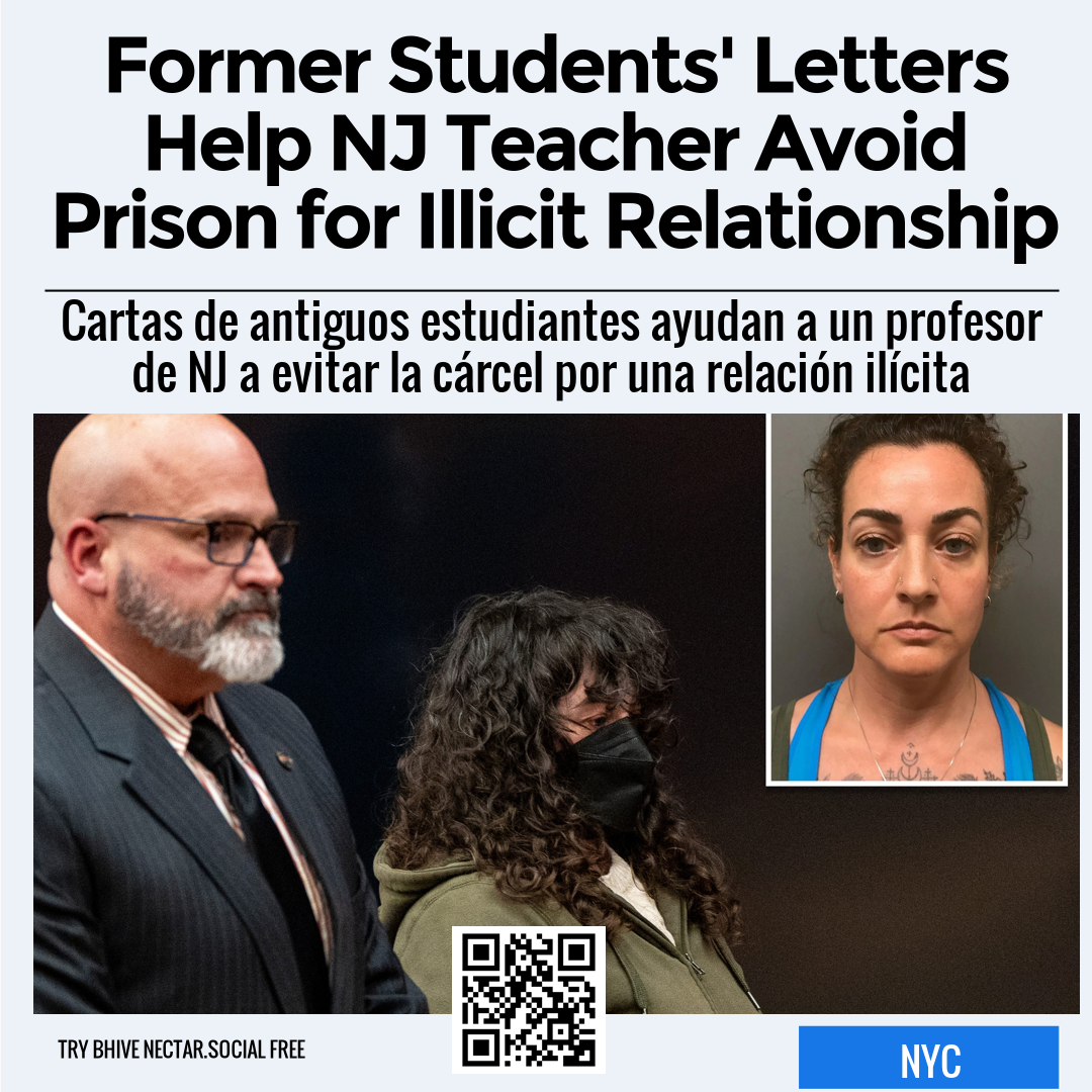 Former Students' Letters Help NJ Teacher Avoid Prison for Illicit Relationship