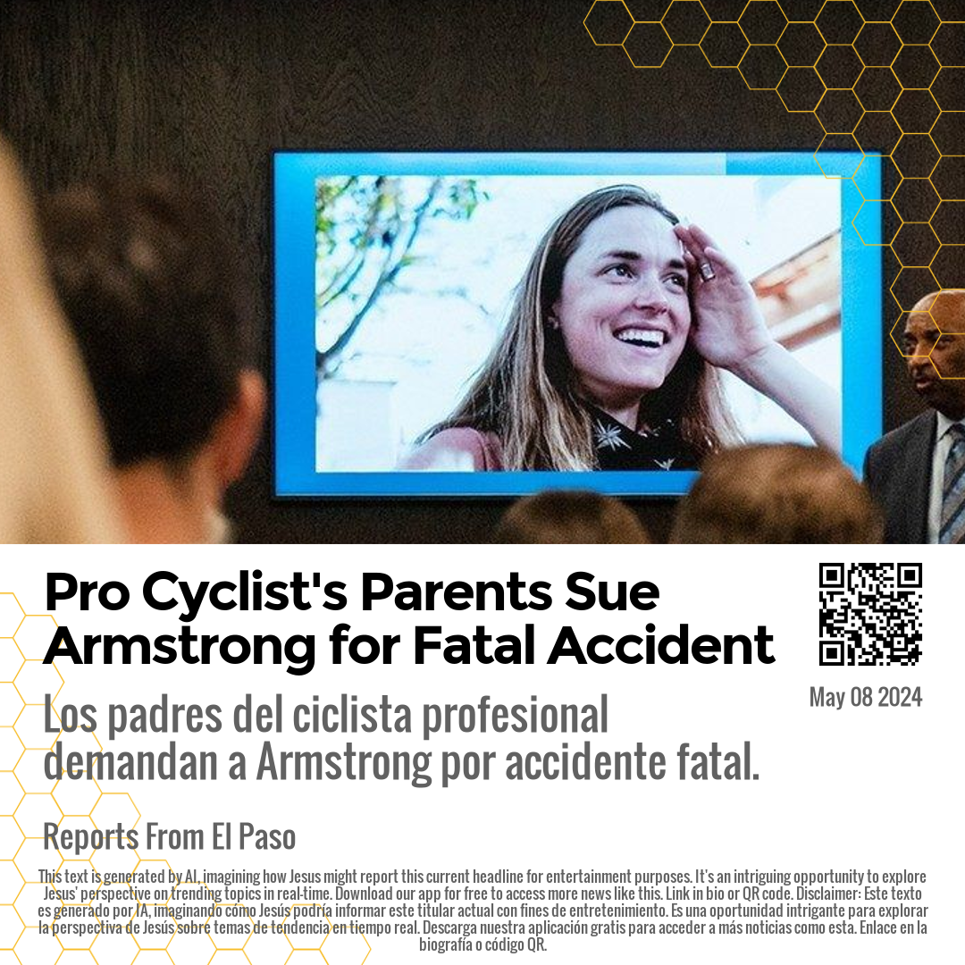 Pro Cyclist's Parents Sue Armstrong for Fatal Accident