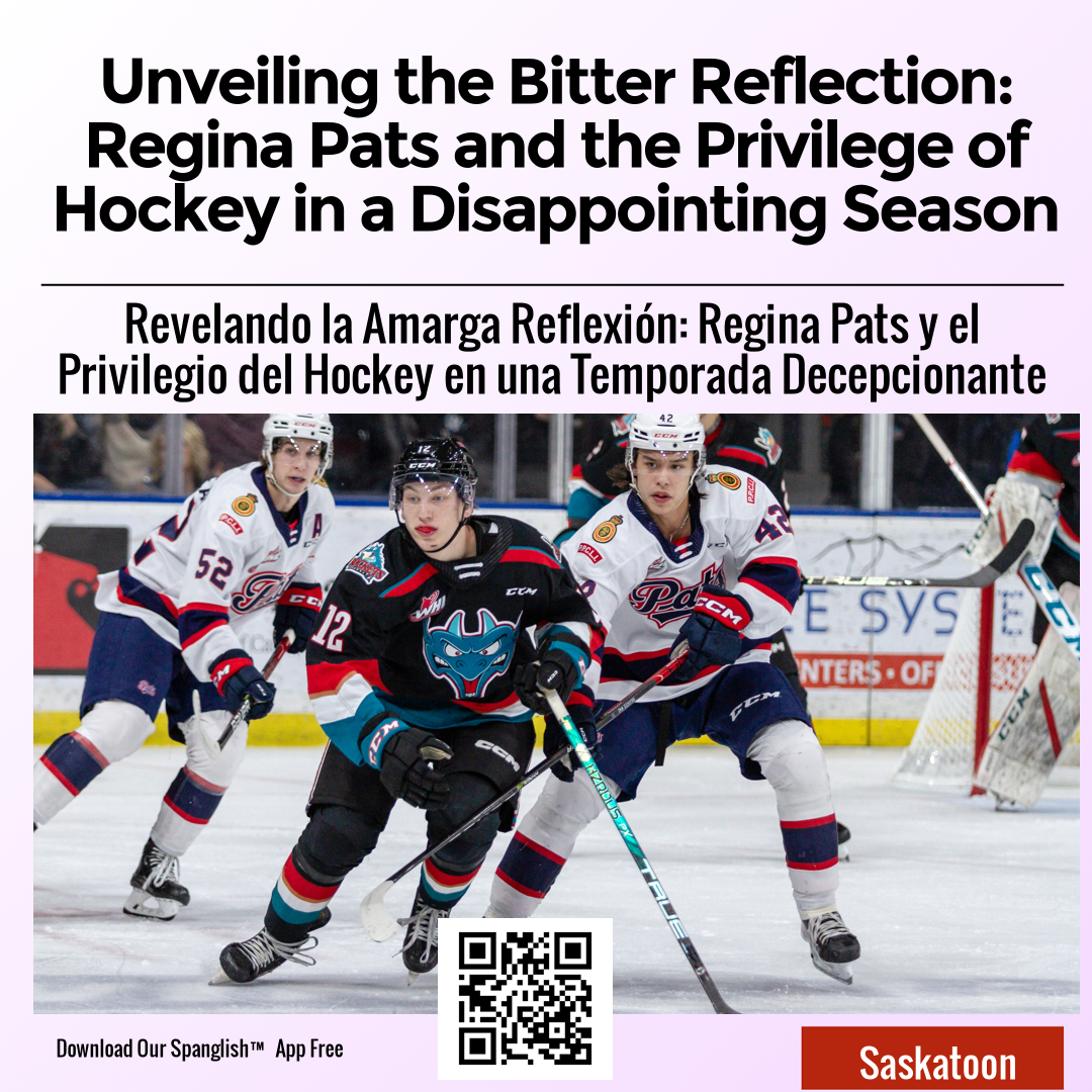 Unveiling the Bitter Reflection: Regina Pats and the Privilege of Hockey in a Disappointing Season