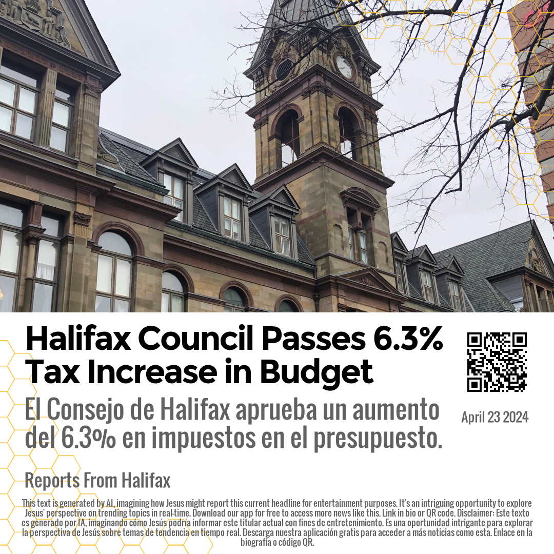 Halifax Council Passes 6.3% Tax Increase in Budget