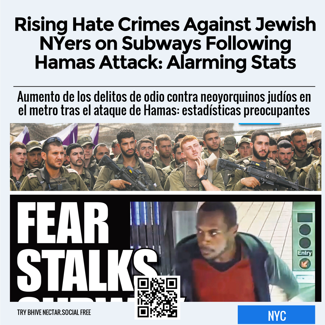 Rising Hate Crimes Against Jewish NYers on Subways Following Hamas Attack: Alarming Stats