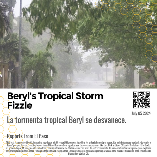 Beryl's Tropical Storm Fizzle