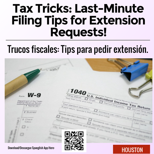 Tax Tricks: Last-Minute Filing Tips for Extension Requests!