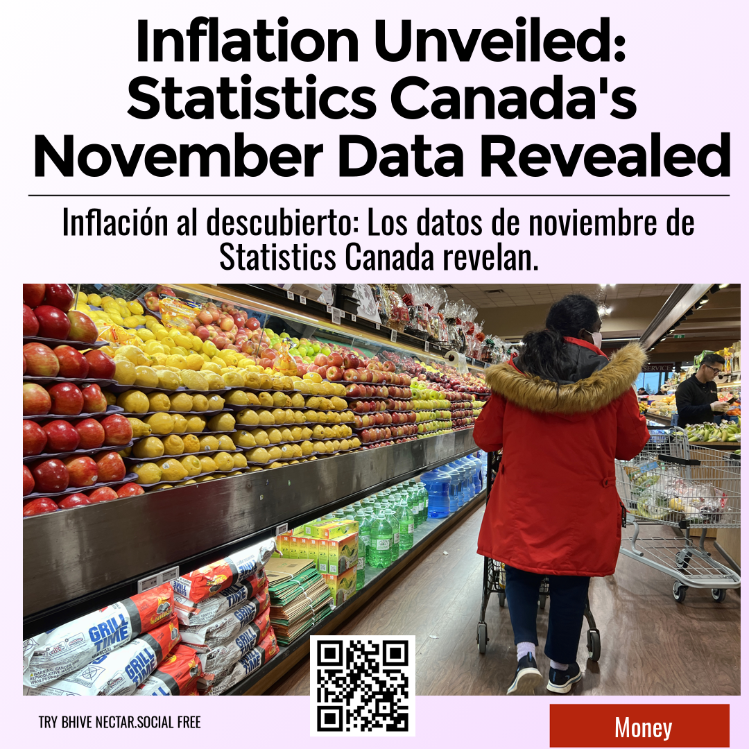 Inflation Unveiled: Statistics Canada's November Data Revealed