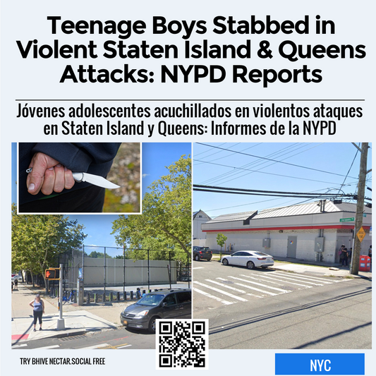 Teenage Boys Stabbed in Violent Staten Island & Queens Attacks: NYPD Reports