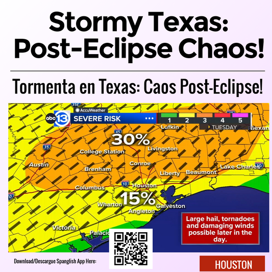 Stormy Texas: Post-Eclipse Chaos!