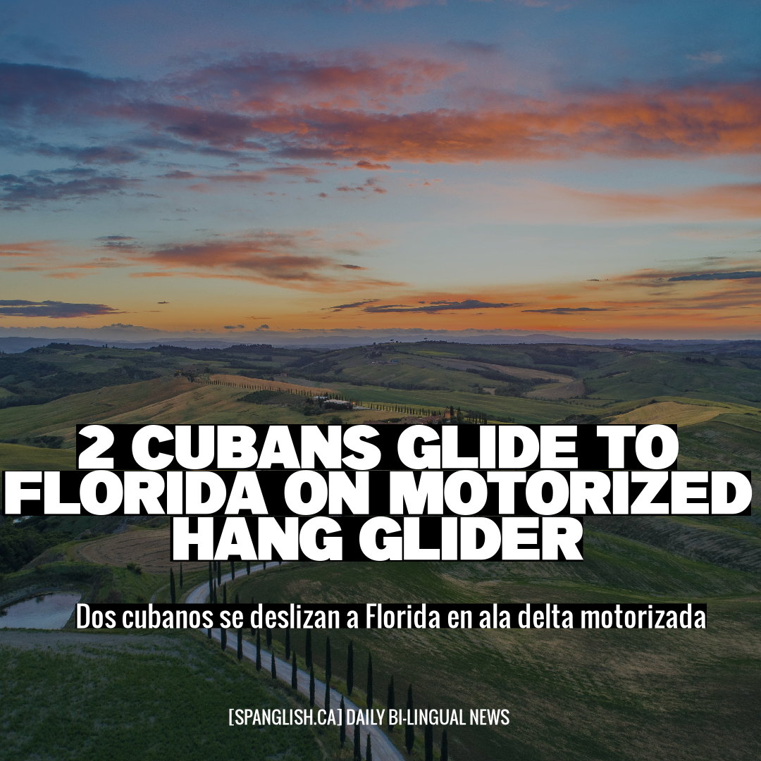 2 Cubans Glide to Florida on Motorized Hang Glider