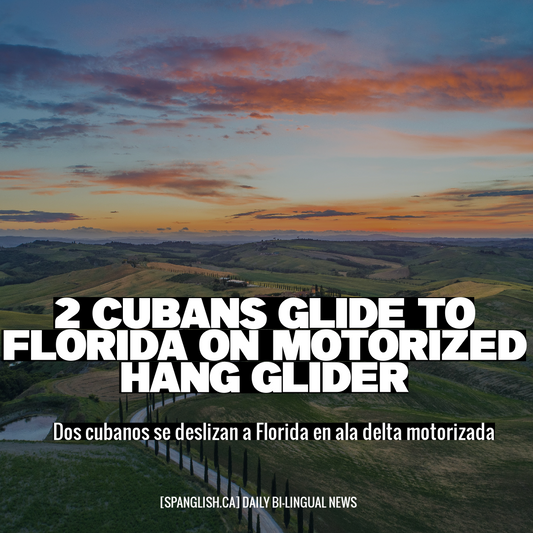 2 Cubans Glide to Florida on Motorized Hang Glider