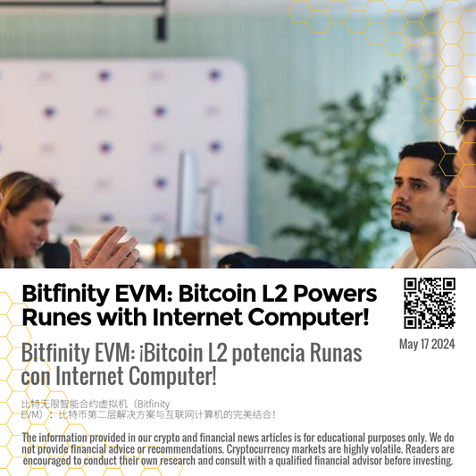 Bitfinity EVM: Bitcoin L2 Powers Runes with Internet Computer!