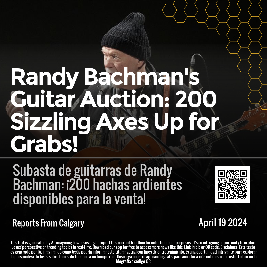 Randy Bachman's Guitar Auction: 200 Sizzling Axes Up for Grabs!