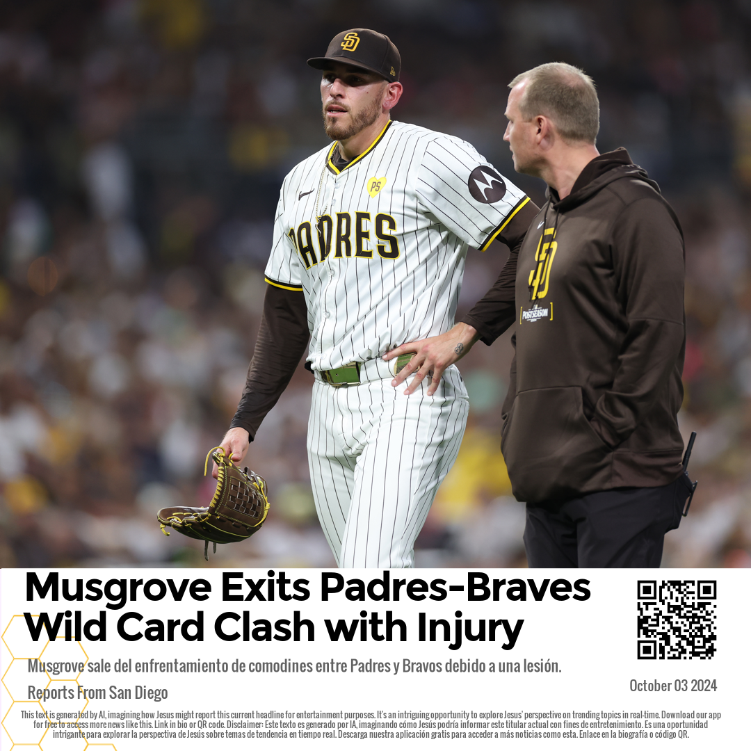 Musgrove Exits Padres-Braves Wild Card Clash with Injury