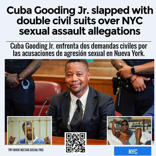 Cuba Gooding Jr. slapped with double civil suits over NYC sexual assault allegations