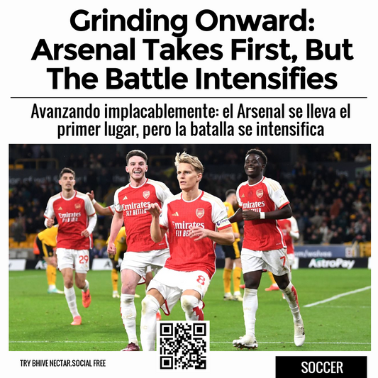 Grinding Onward: Arsenal Takes First, But The Battle Intensifies