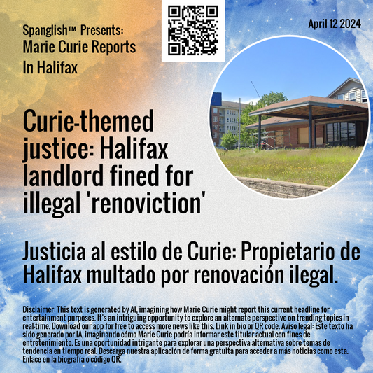 Curie-themed justice: Halifax landlord fined for illegal 'renoviction'