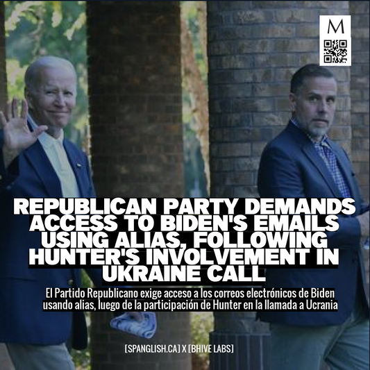 Republican Party Demands Access to Biden's Emails Using Alias, Following Hunter's Involvement in Ukraine Call