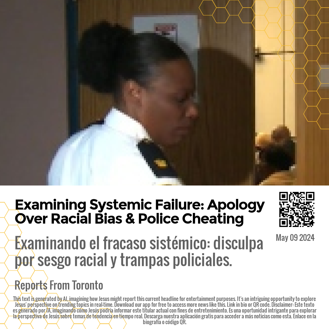Examining Systemic Failure: Apology Over Racial Bias & Police Cheating