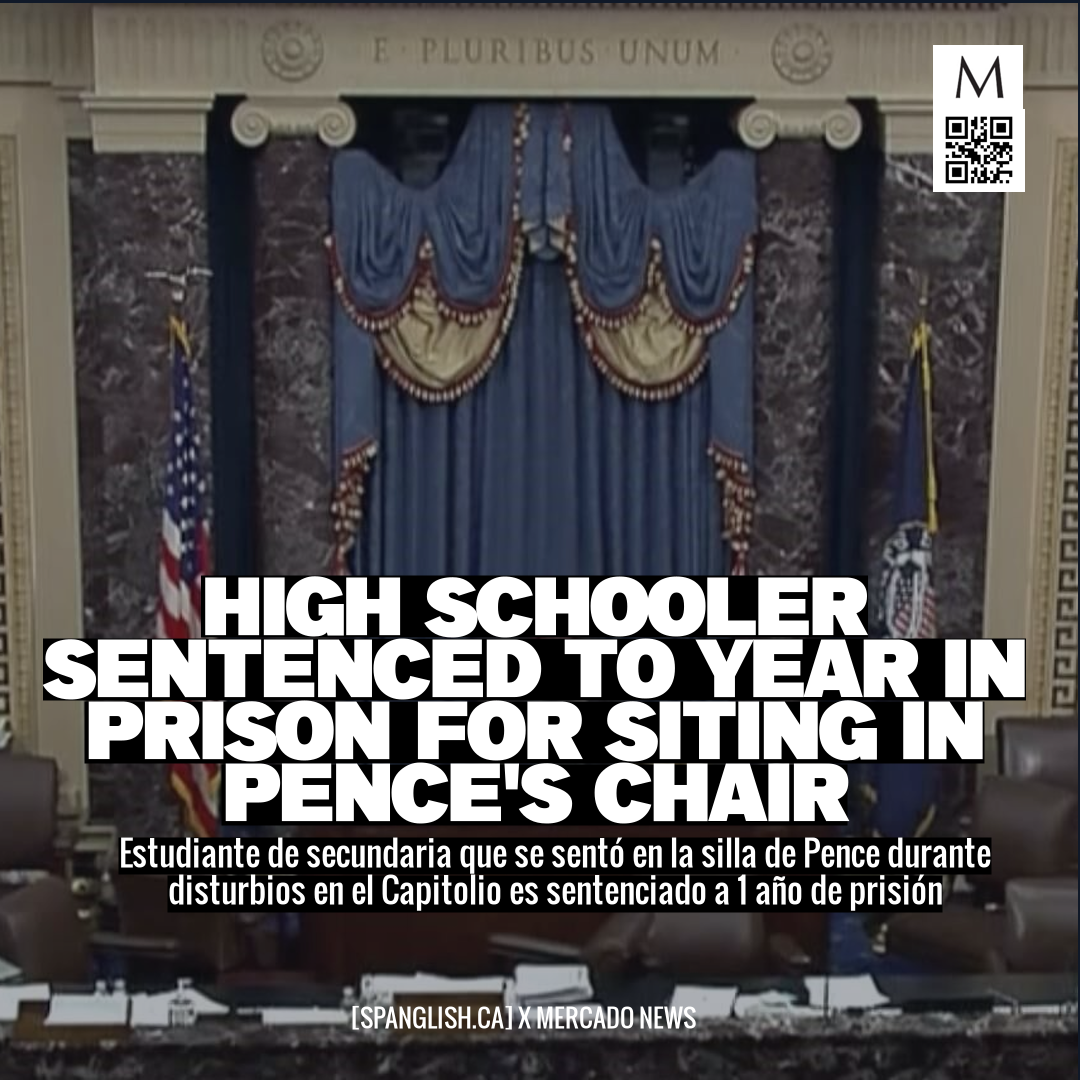 High Schooler Sentenced to Year in Prison for Siting in Pence's Chair