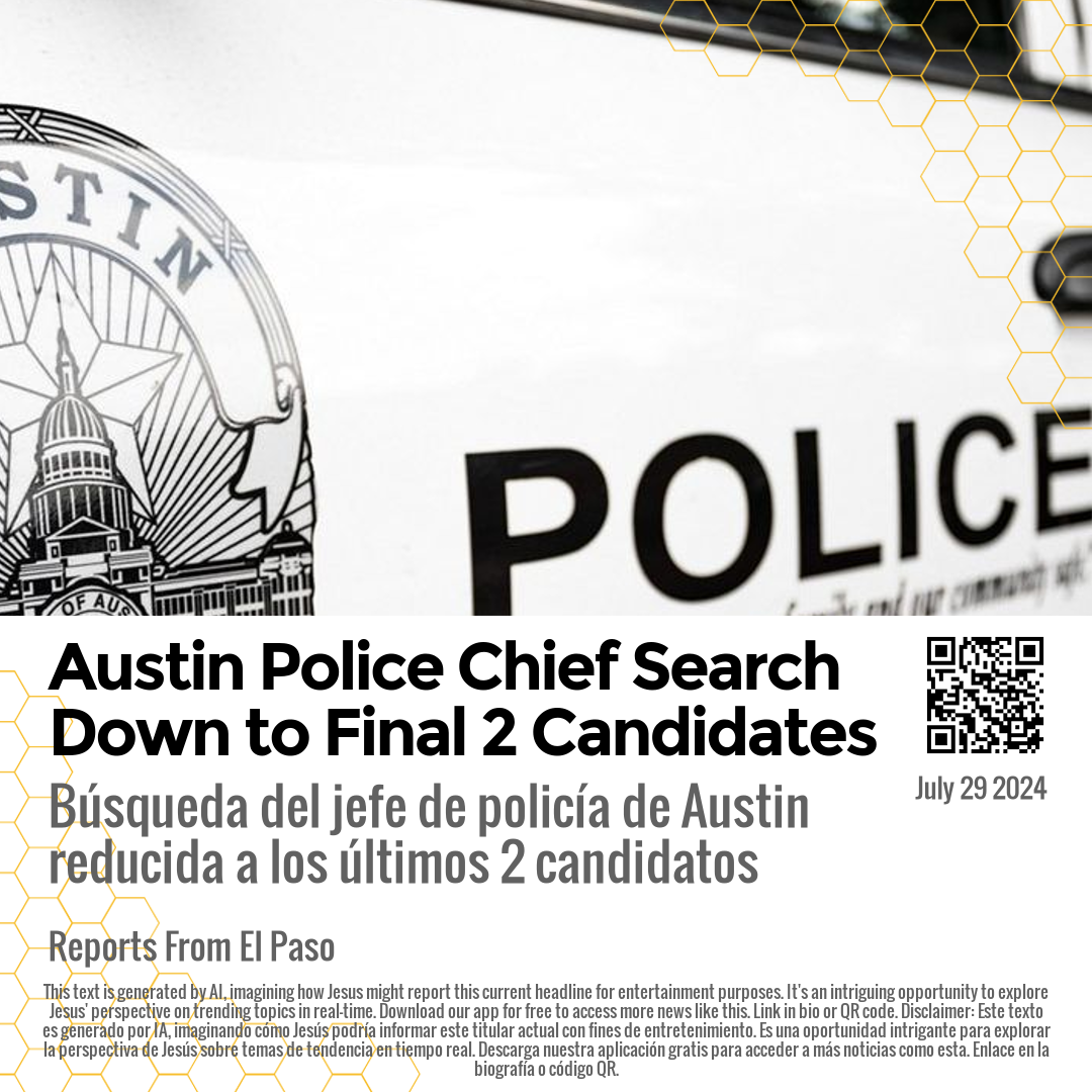 Austin Police Chief Search Down to Final 2 Candidates