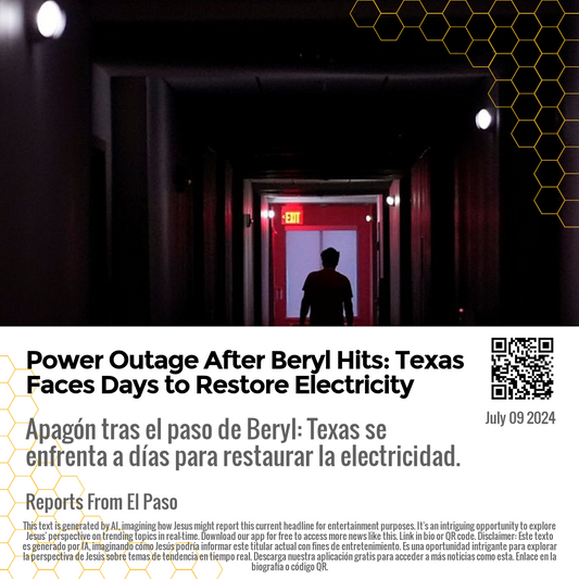 Power Outage After Beryl Hits: Texas Faces Days to Restore Electricity