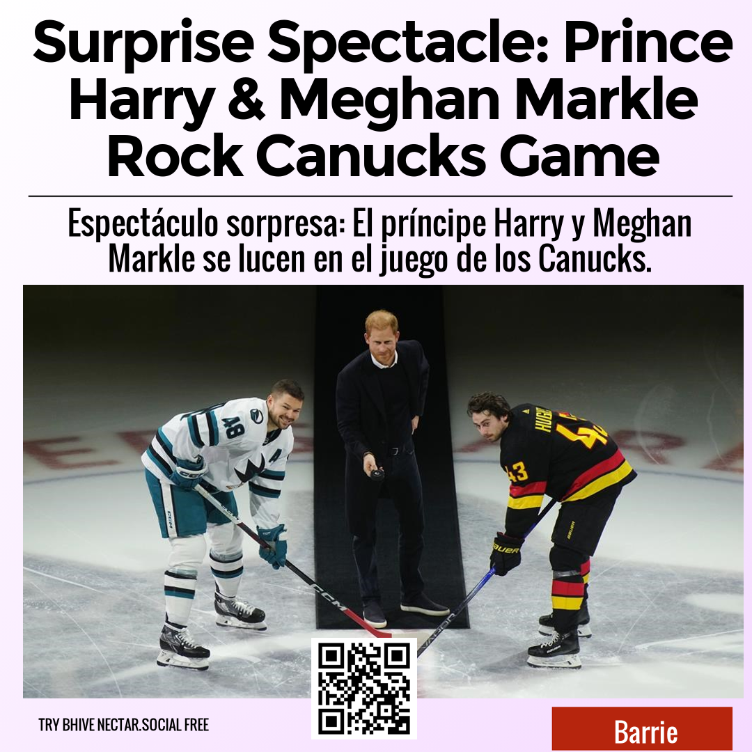 Surprise Spectacle: Prince Harry & Meghan Markle Rock Canucks Game