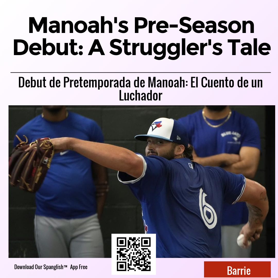 Manoah's Pre-Season Debut: A Struggler's Tale