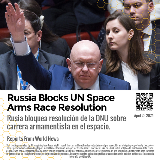 Russia Blocks UN Space Arms Race Resolution