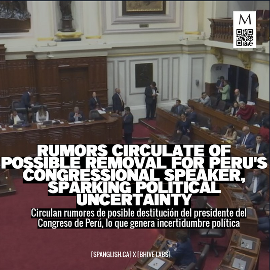 Rumors Circulate of Possible Removal for Peru's Congressional Speaker, Sparking Political Uncertainty