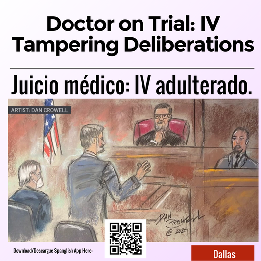 Doctor on Trial: IV Tampering Deliberations