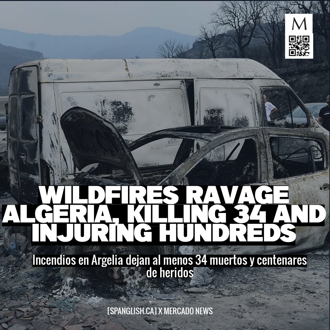 Wildfires Ravage Algeria, Killing 34 and Injuring Hundreds