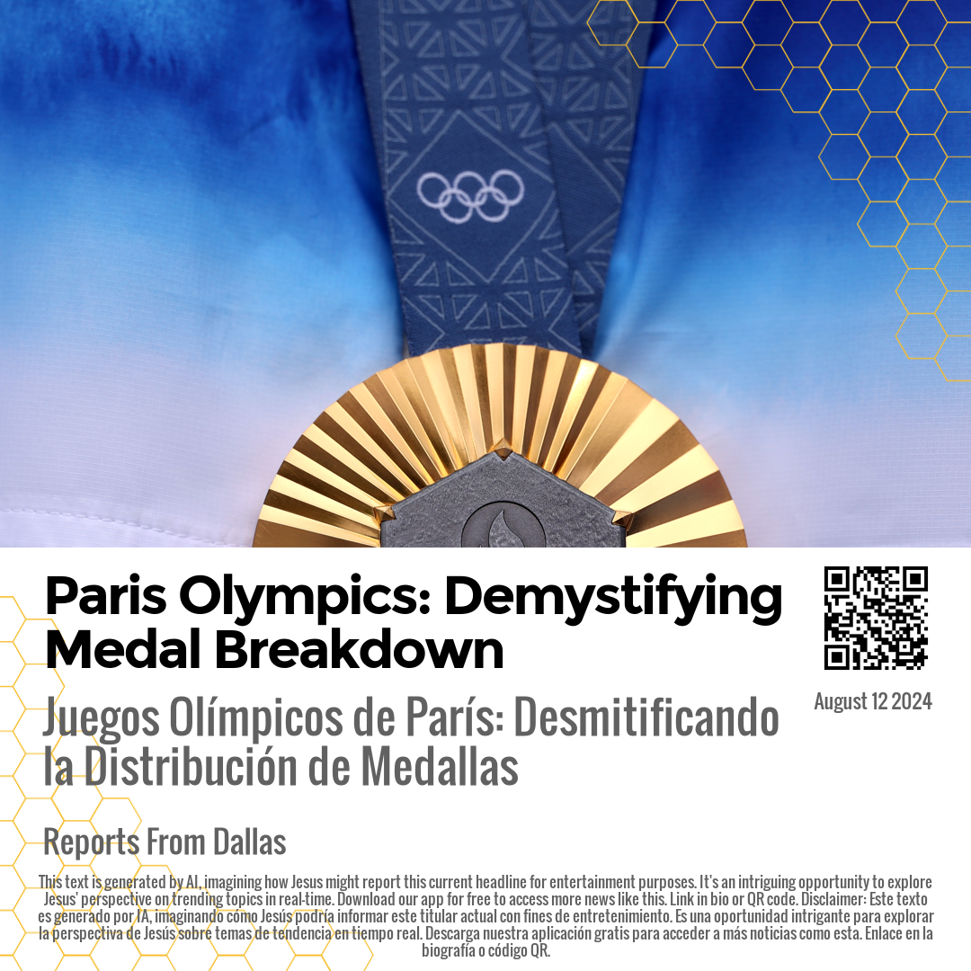 Paris Olympics: Demystifying Medal Breakdown