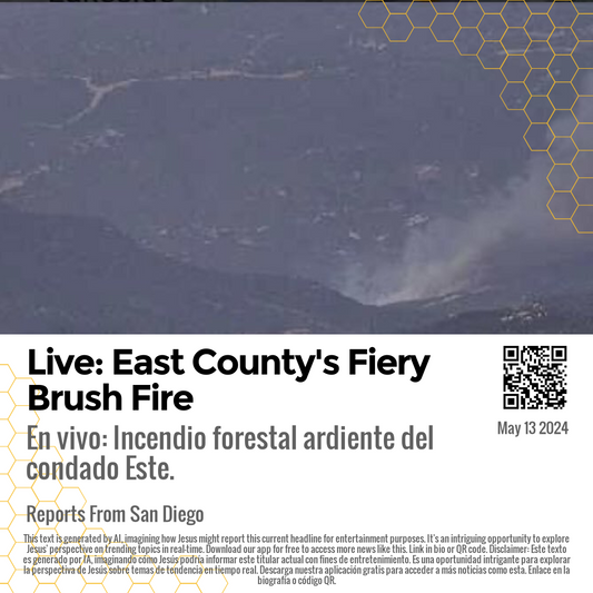 Live: East County's Fiery Brush Fire