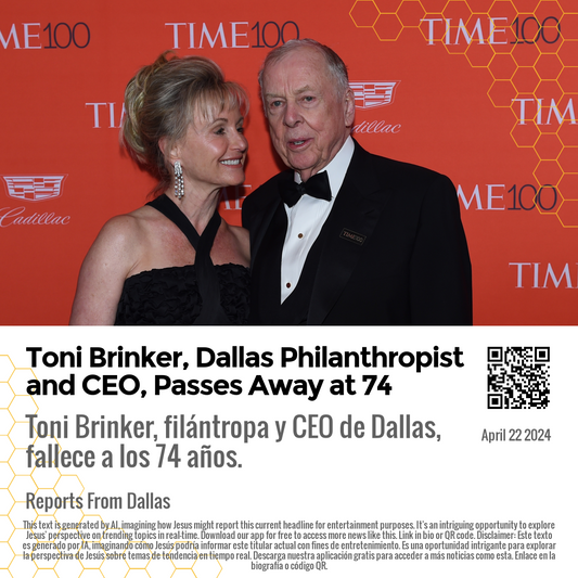 Toni Brinker, Dallas Philanthropist and CEO, Passes Away at 74