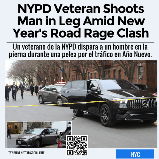 NYPD Veteran Shoots Man in Leg Amid New Year's Road Rage Clash