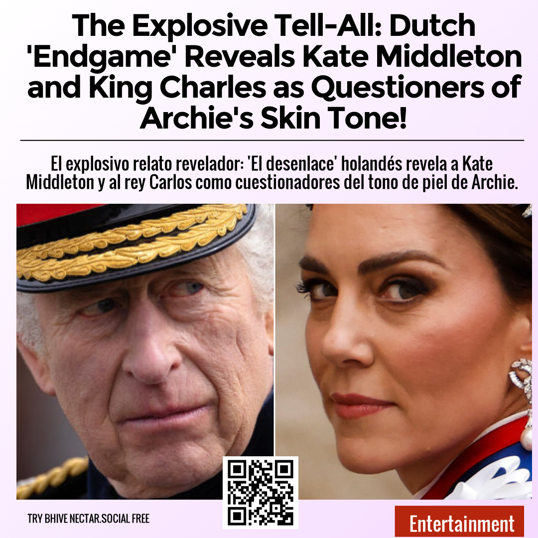 The Explosive Tell-All: Dutch 'Endgame' Reveals Kate Middleton and King Charles as Questioners of Archie's Skin Tone!