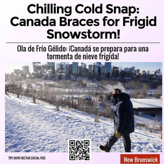 Chilling Cold Snap: Canada Braces for Frigid Snowstorm!