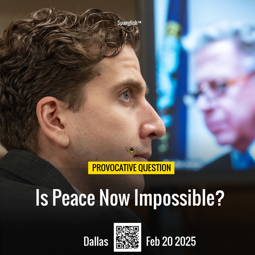 Is Peace Now Impossible?