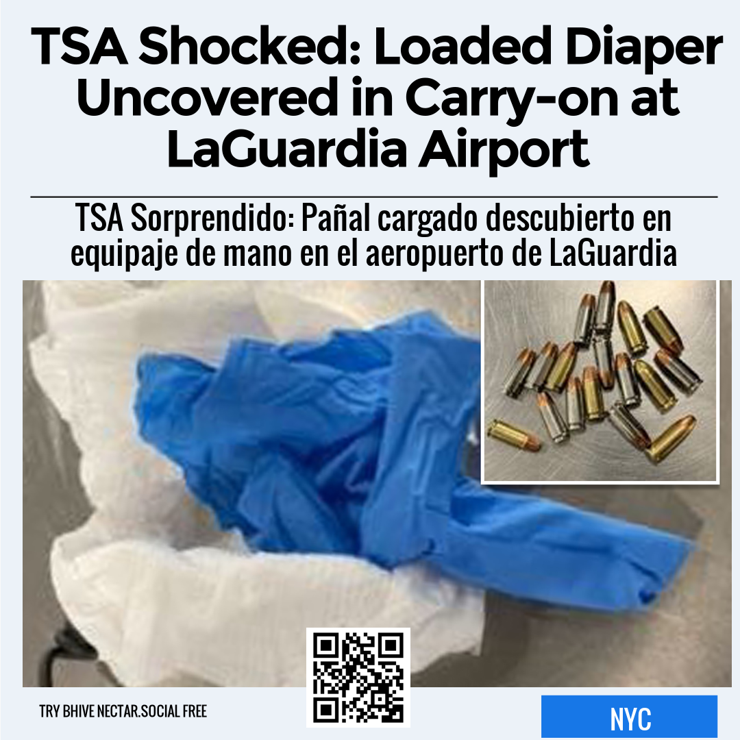 TSA Shocked: Loaded Diaper Uncovered in Carry-on at LaGuardia Airport