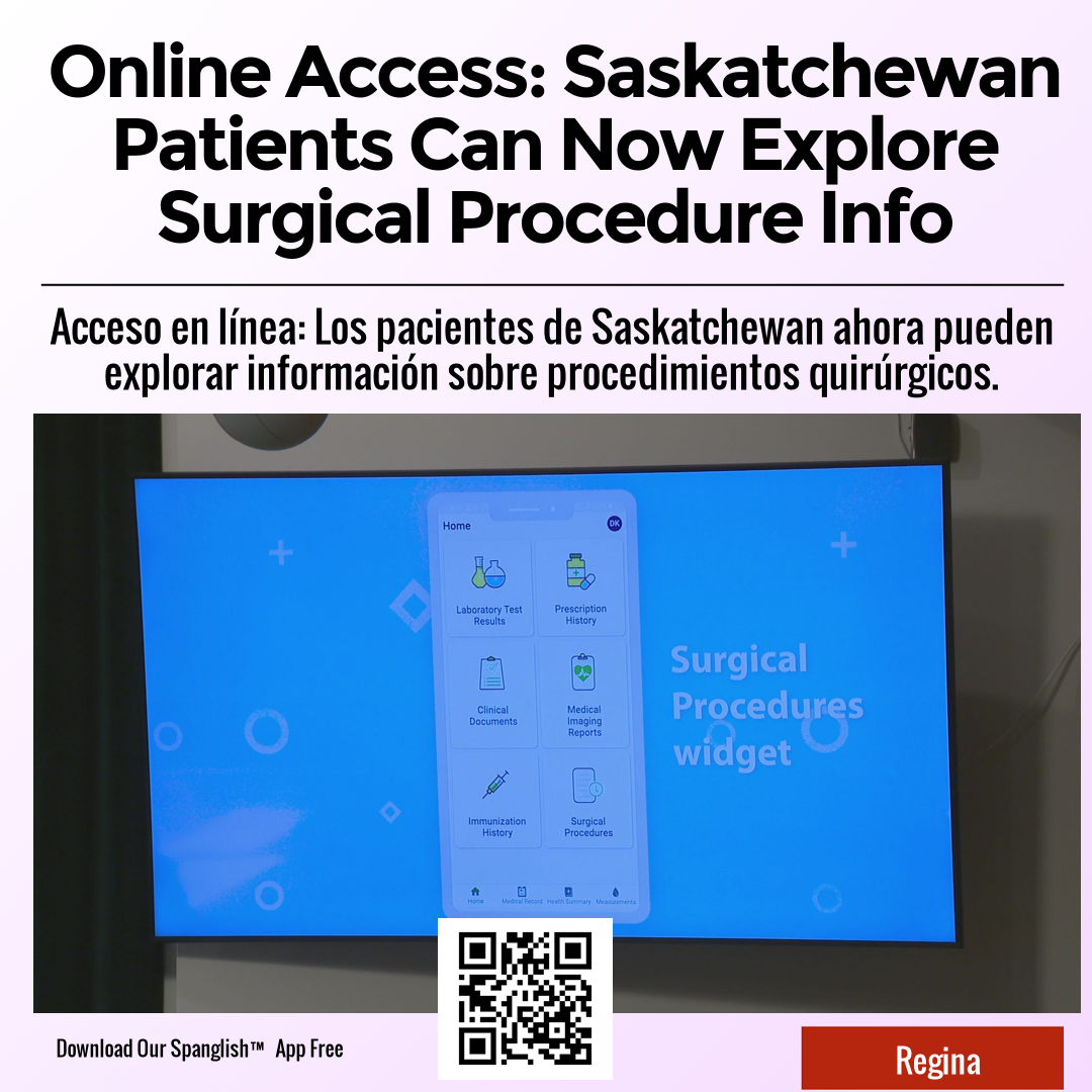 Online Access: Saskatchewan Patients Can Now Explore Surgical Procedure Info