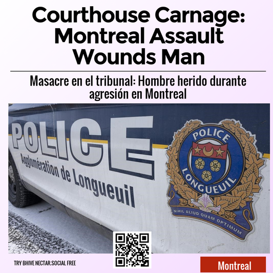 Courthouse Carnage: Montreal Assault Wounds Man