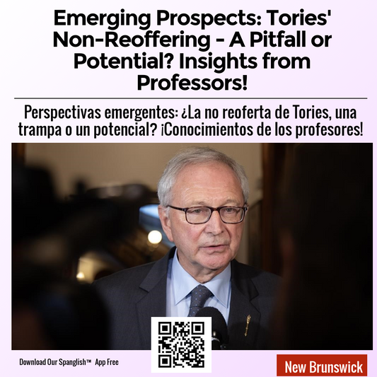 Emerging Prospects: Tories' Non-Reoffering - A Pitfall or Potential? Insights from Professors!