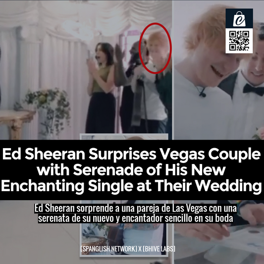 Ed Sheeran Surprises Vegas Couple with Serenade of His New Enchanting Single at Their Wedding