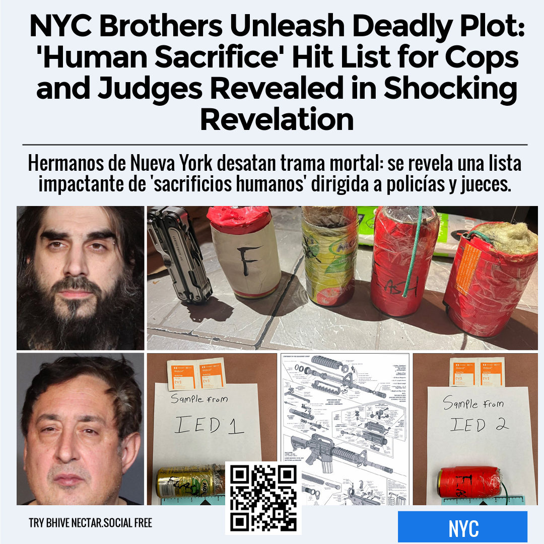 NYC Brothers Unleash Deadly Plot: 'Human Sacrifice' Hit List for Cops and Judges Revealed in Shocking Revelation