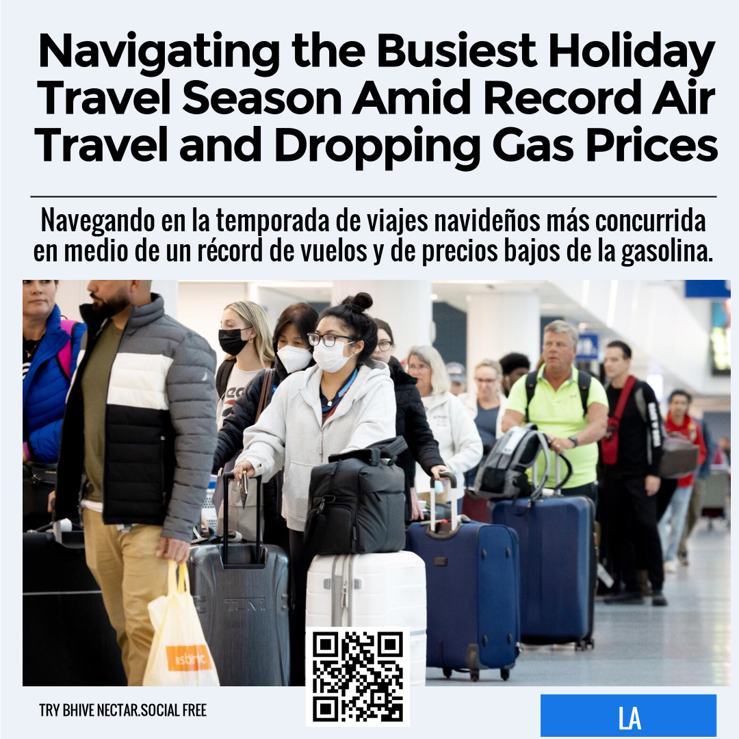 Navigating the Busiest Holiday Travel Season Amid Record Air Travel and Dropping Gas Prices